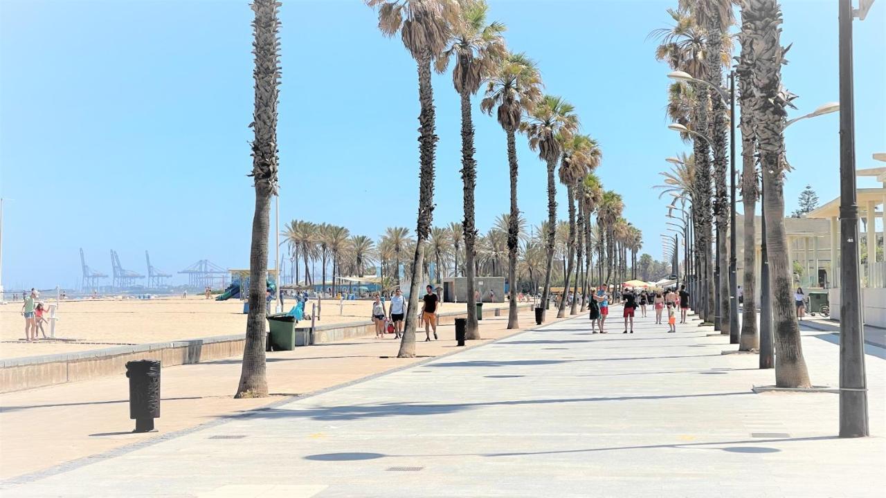 Beach Valencia Luxury A40-35 Apartment With Terrace And Sea Views 外观 照片